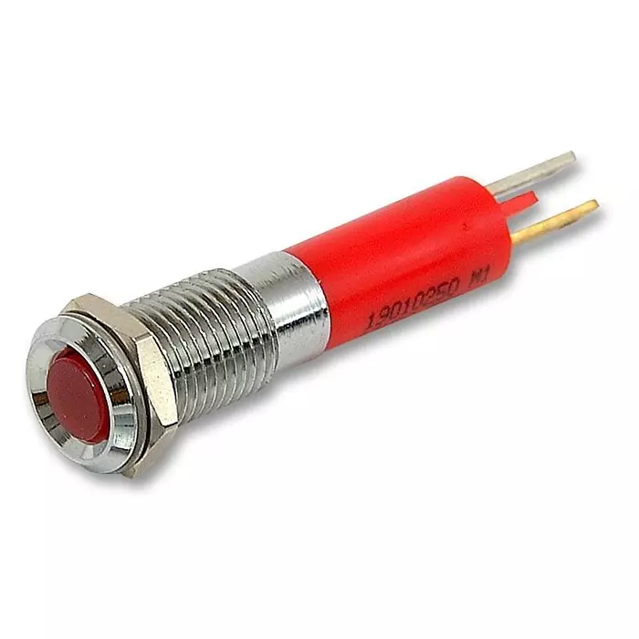 CML INNOVATIVE TECHNOLOGIES LED INDICATOR, 12V, RED, 19010250