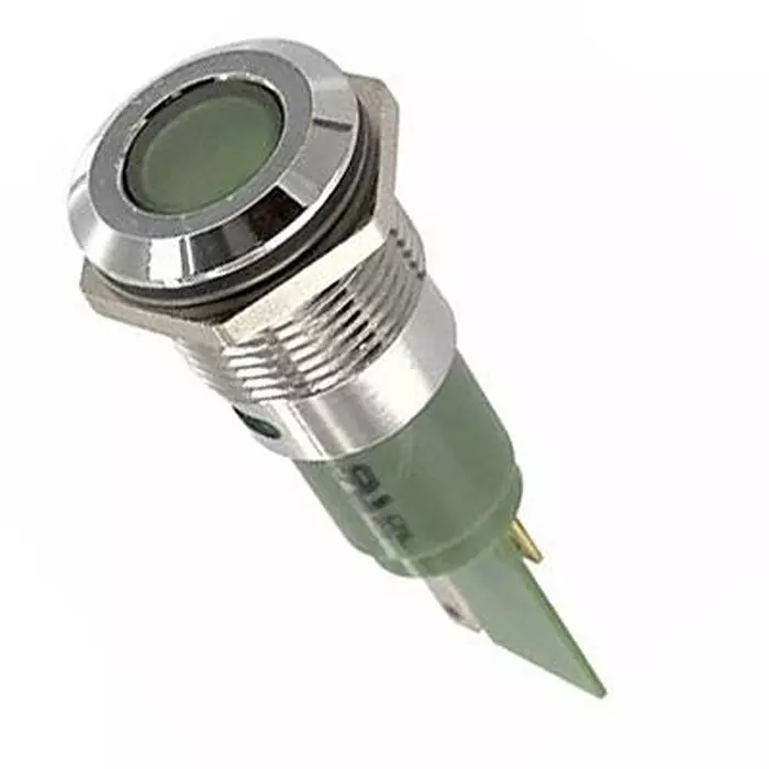 CML INNOVATIVE TECHNOLOGIES PANEL MOUNT INDICATOR, LED, 16MM, GREEN, 24V, 19380355M