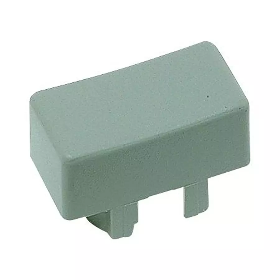 MULTIMEC Cap, Rectangular, Grey, 1P03 (Pack of 10)