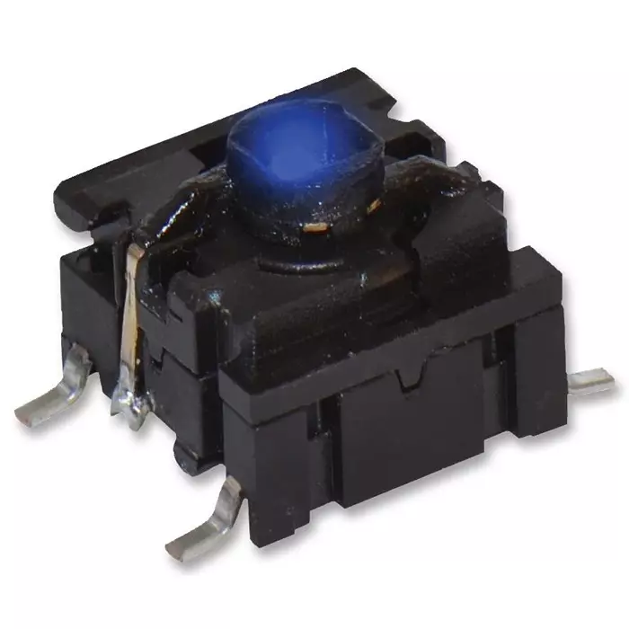 MULTIMEC Switch, Smd, Ip67, 3.5N, Blue Led, 5GSH93502