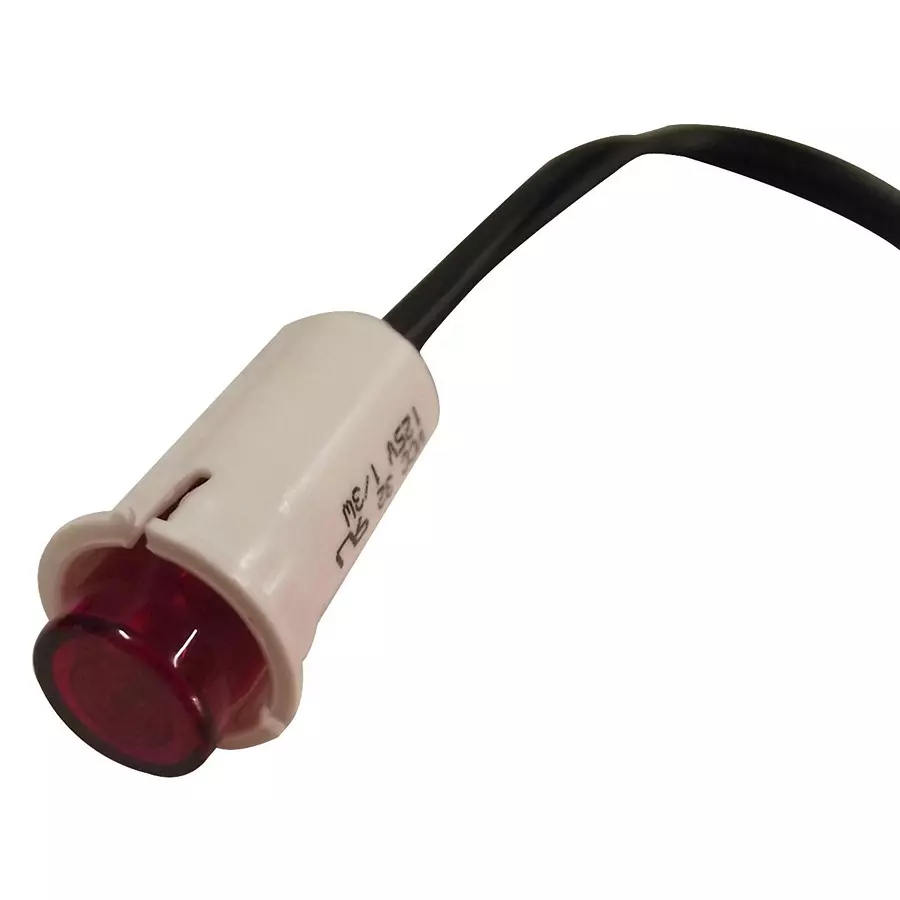LEECRAFT Lamp, Indicator, Neon, Red, 125V, 32-2111