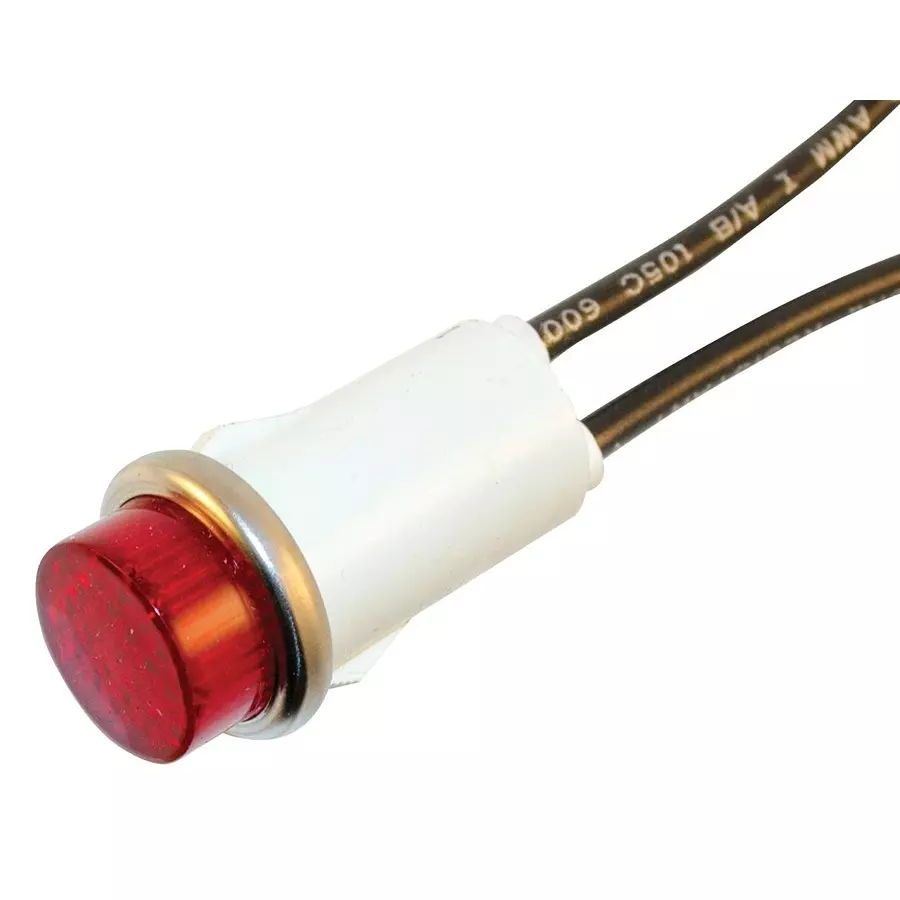 WAMCO Neon Indicator, 115Vac, 1.5Ma, Red, WL-1050C1