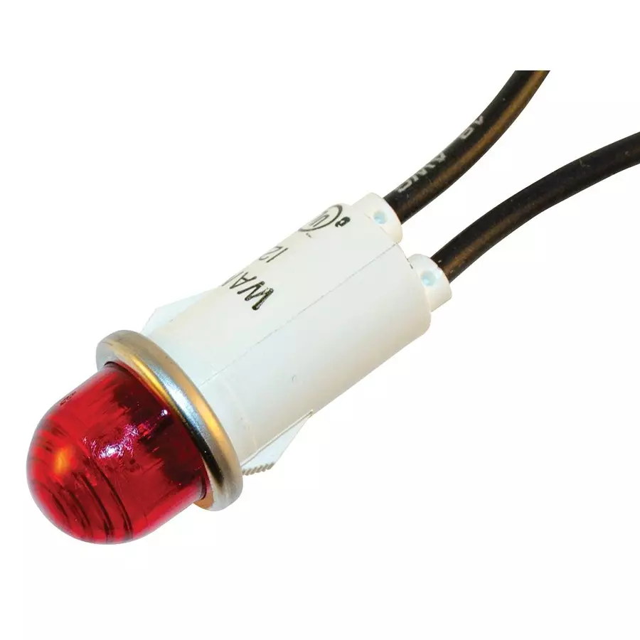 WAMCO Neon Indicator, 230Vac, 1.5Ma, Red, WL-1051A1