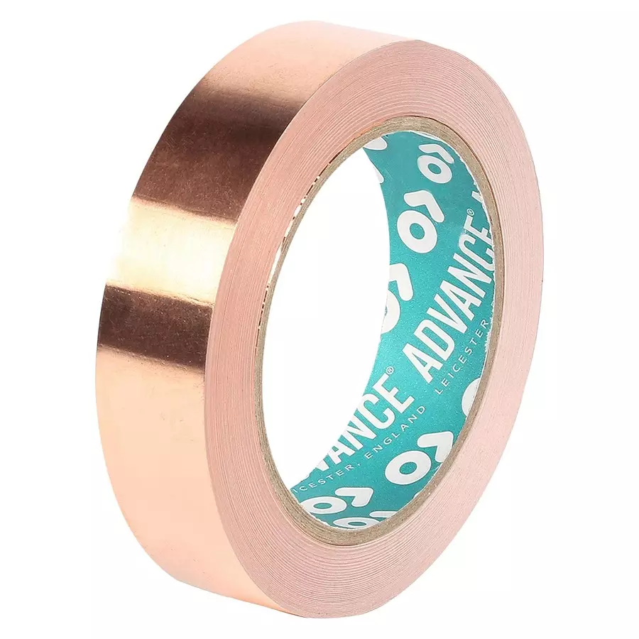 ADVANCE TAPES Tape, Copper Foil, 33M X 10Mm, AT525 COPPER 33M X 10MM