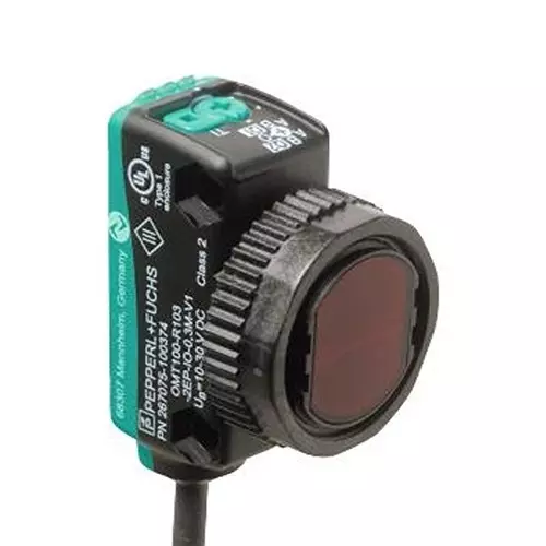 PEPPERL+FUCHS PA Sensor, Triangulation, M8, 120Mm, OQT120-R103-2EP-IO-0.3M-V31-L