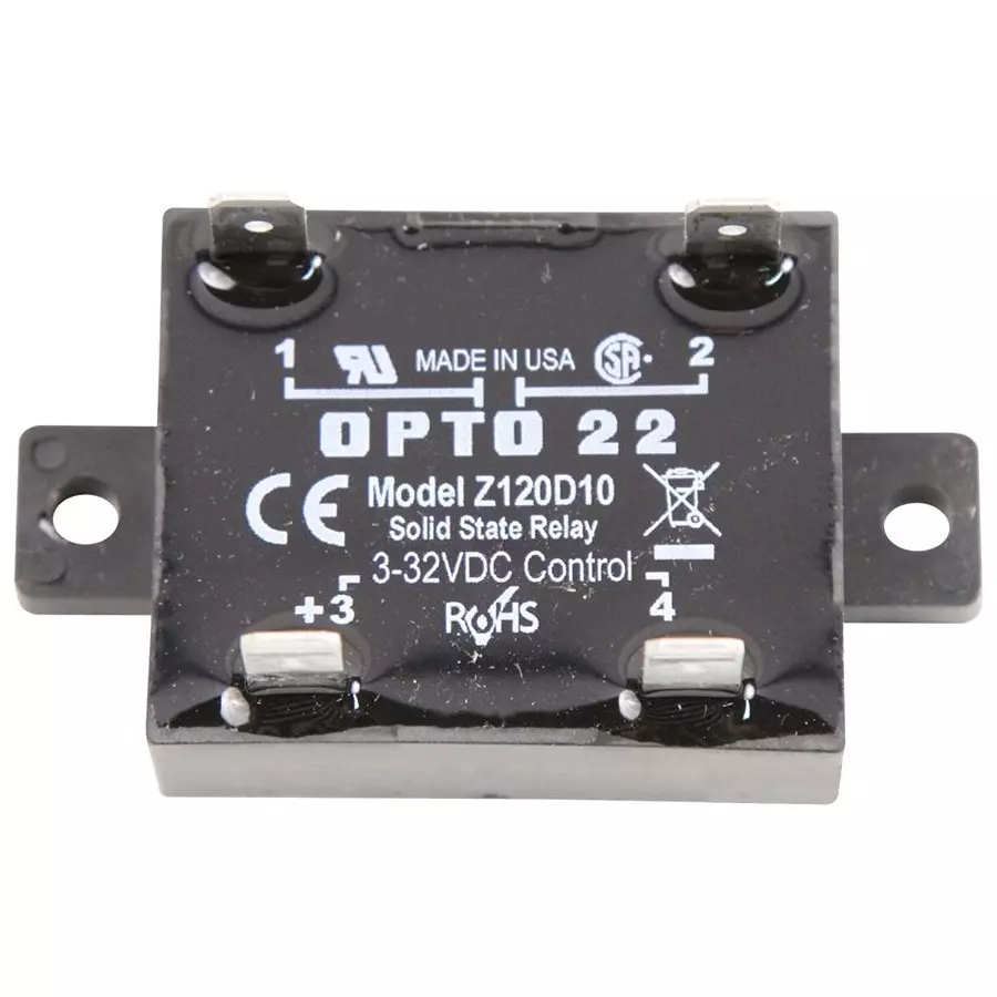 OPTO 22 Ssr, Panel Mount, 140Vac, 32Vdc, 10A, Z120D10