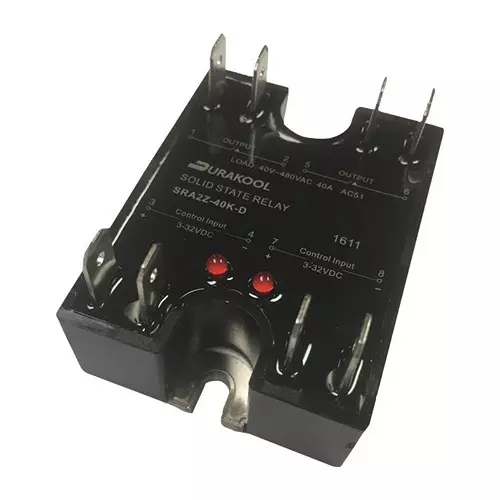 DURAKOOL Solid State Relay, 40A, 4-32Vdc, Panel, SRA2Z-40K-D