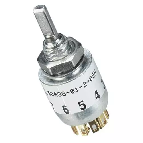 GRAYHILL SWITCH, ROTARY, SP8T, 200mA, 220V, 50A45-01-1-08N