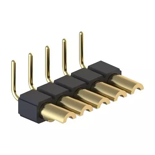 MILL-MAX CONNECTOR, HEADER, 5POS, 1ROW, 2.54MM, 380-10-105-10-003000