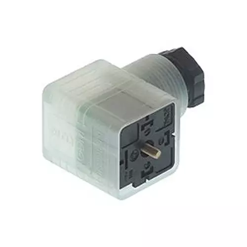 HIRSCHMANN POWER CONN, RCPT, 3+PE, SCREW, CABLE, GDML3011LED24BO