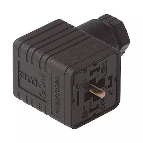 HIRSCHMANN POWER CONN, RCPT, 2+PE, SCREW, CABLE, GDM 2016
