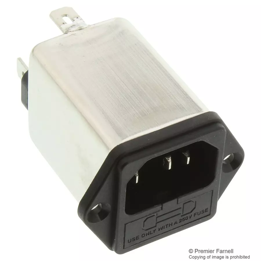 CORCOM - TE CONNECTIVITY POWER ENTRY MODULE, 10A, 420UA, 10EGG1-1