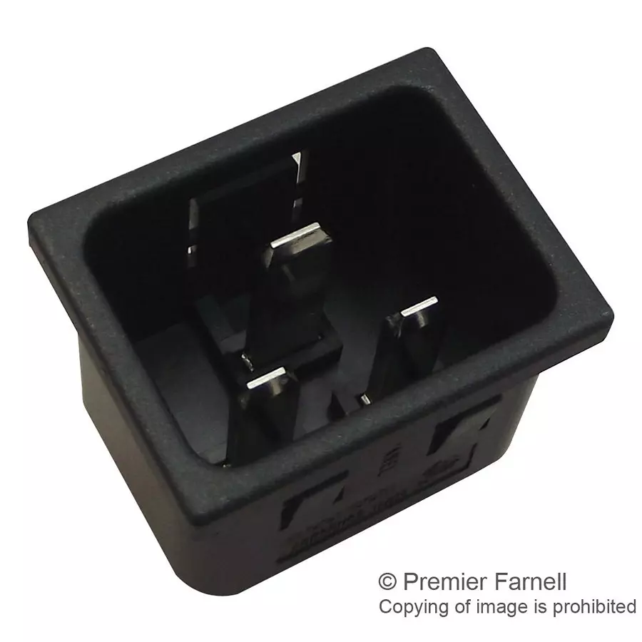 CORCOM - TE CONNECTIVITY CONNECTOR, POWER ENTRY, PLUG, 20A, 250V, 20ESRMC2