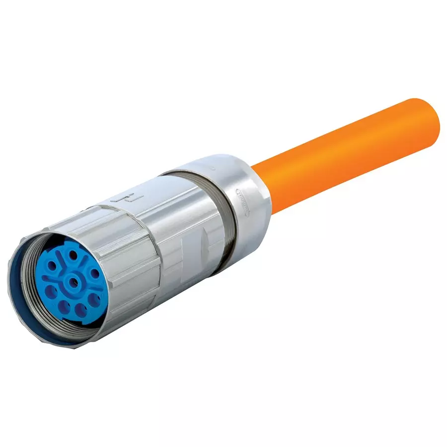 HUMMEL CIRCULAR INSERT, RCPT, 7+PE, CRIMP, 7.084.943.122