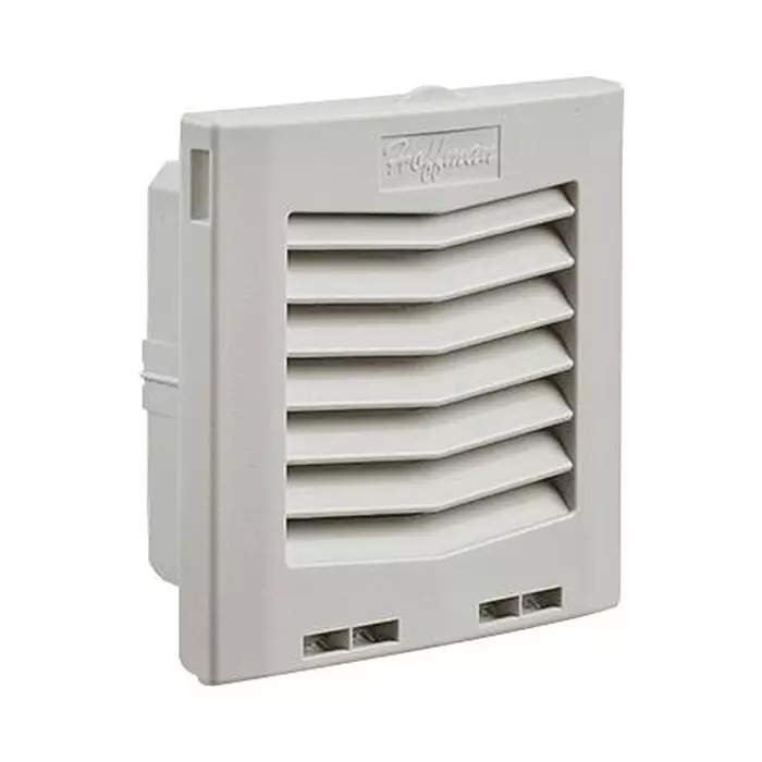 NVENT HOFFMAN EXHAUST GRILLE, FILTER FAN, PLASTIC, GRY, HG0500404