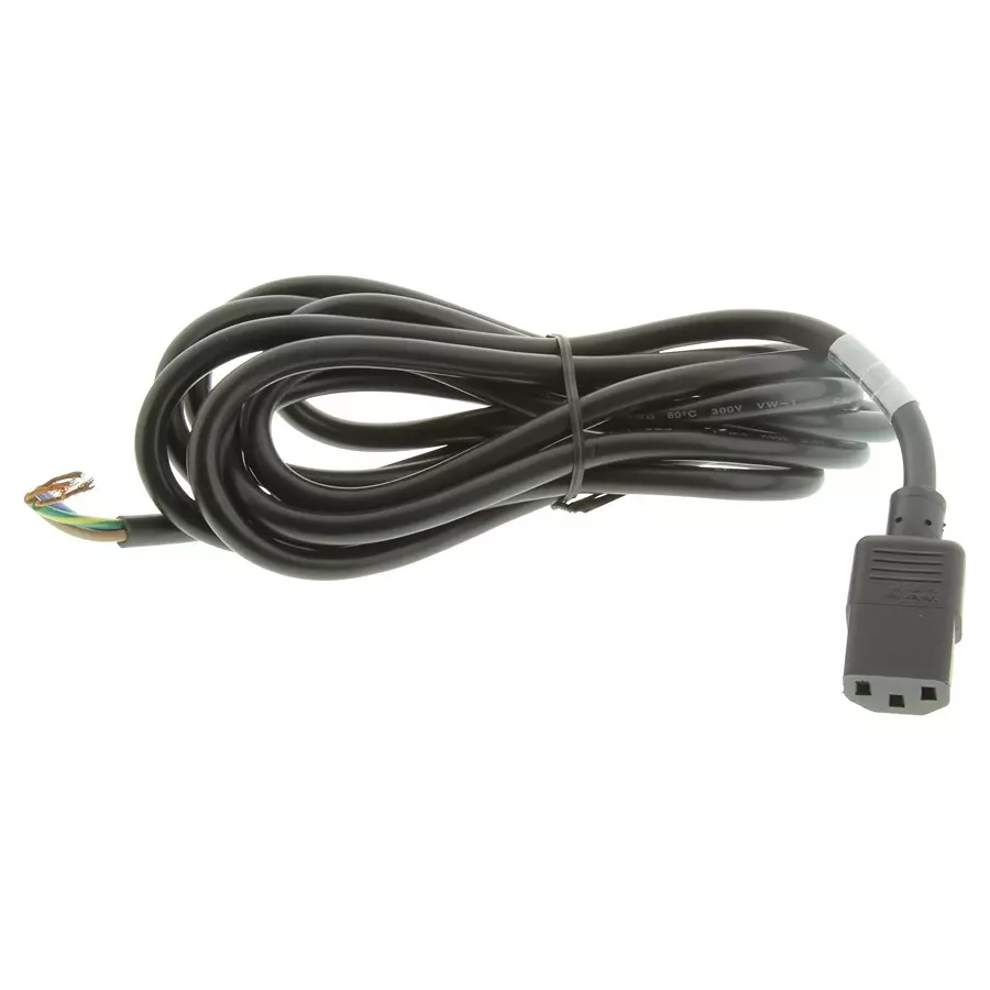 VOLEX Connector to Connector:IEC 320 C13 to Free End, 17519
