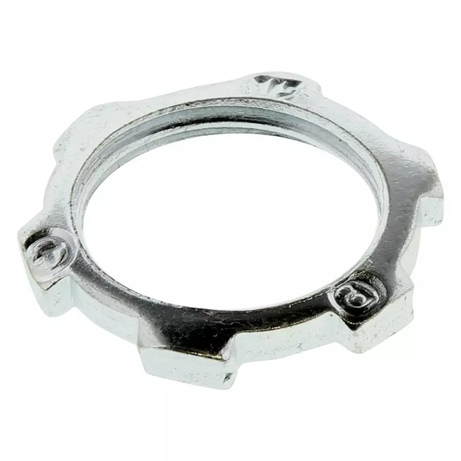 HUBBELL WIRING DEVICES LOCKNUT, STEEL, 00322001LPK50 (Pack of 50)