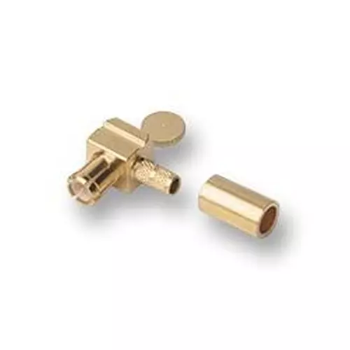 HUBER+SUHNER RF COAXIAL, MCX, RIGHT ANGLE PLUG, 75OHM, 16 MCX-75-2-5/133NH