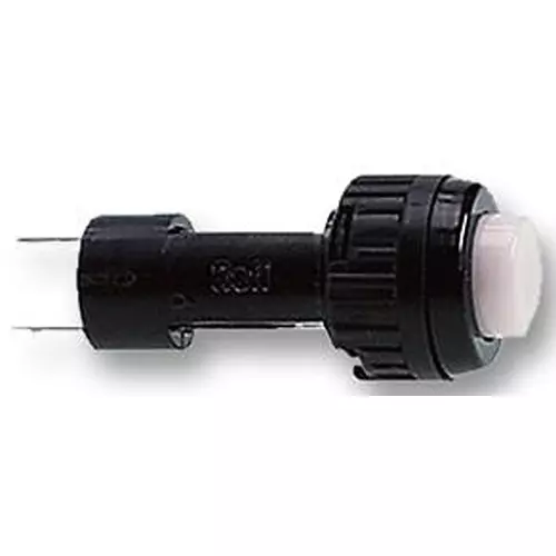 RAFI SWITCH, PUSHBUTTON, MOM, OPAQUE, WHITE, 1.10.107.011/0205