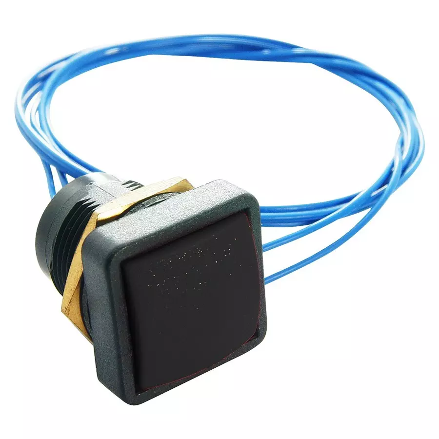 ITW SWITCHES SWITCH, SQUARE, BLACK, 49-59211