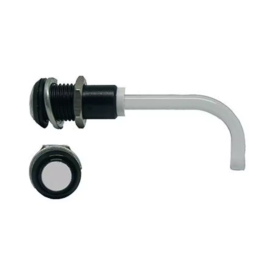 BIVAR LIGHT PIPE, CLR, DIFFUSED, 2.496", R/A, RHD-0900-2500-F9PD67PR