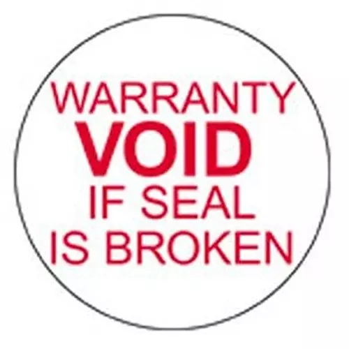 BRADY LABEL, TAMPERPROOF, 20.32MM DIAMETER, RED/WHITE, PK300, TL-PK-1 (Pack of 300)
