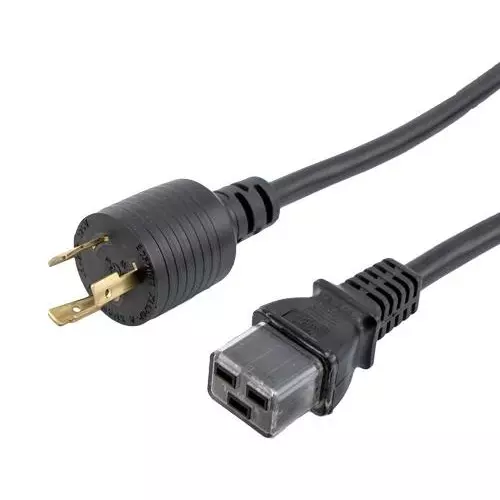 L-COM CORD, NEMA L5-20P TO IEC C19, 10FT, 20A, PPA00018-10FT