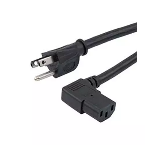 L-COM POWER CORD, N5-15P-R/A IEC C13, 6 , 15A, N515P-C13R-15-6F