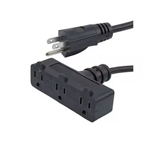 L-COM POWER CORD, N5-15P-3X N5-15R, 10 , 15A, N515P-N515R3-15-10F