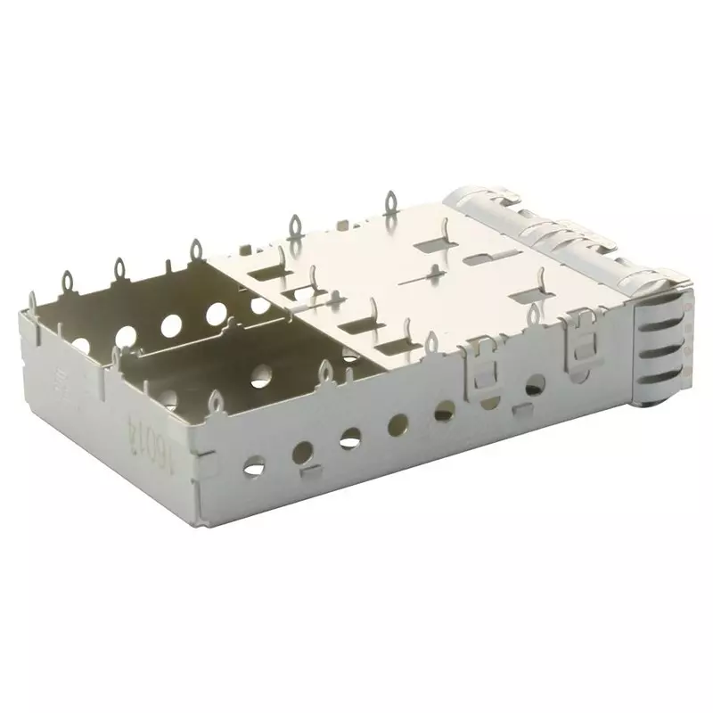 TE CONNECTIVITY Cage, Ganged, 1X2, Sfp+, 2007263-1