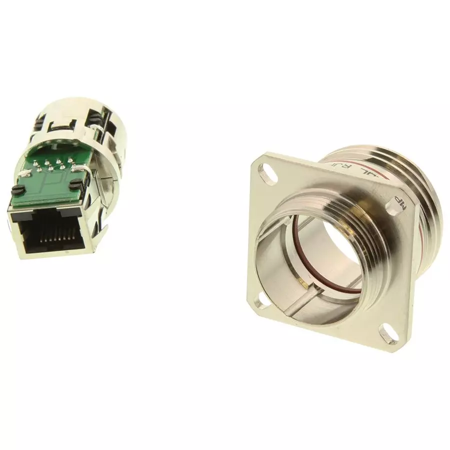 AMPHENOL PCD In-Line Adapter, Rj45 8P Jack-Jack, RJFTV21N