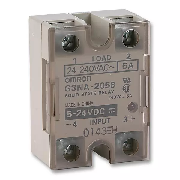 OMRON INDUSTRIAL AUTOMATION SSR, 5A, G3NA-205B-UTU DC5-24