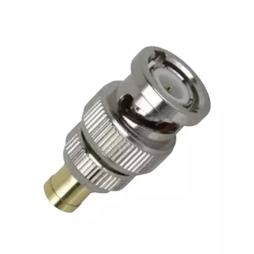 AMPHENOL RF ADAPTOR, BNC PLUG, SMB PLUG, STRAIGHT, 242187