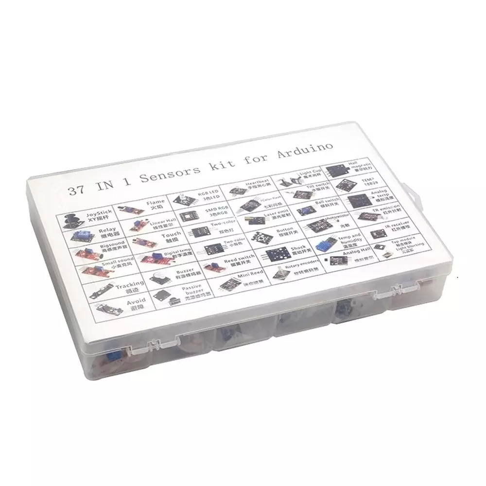 amiciSense 37-in-1 Sensor Module Kit for Raspberry Pi – Comprehensive IoT Starter Set
