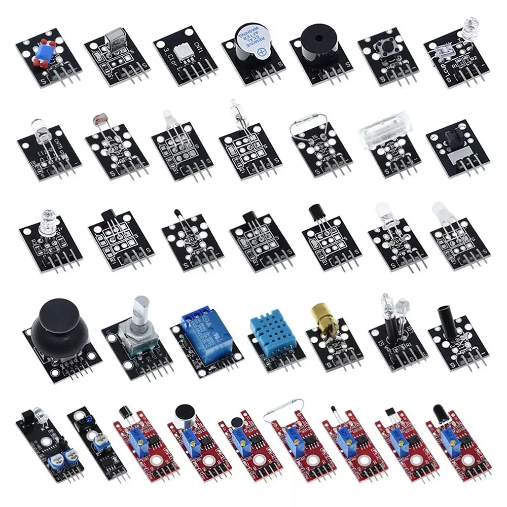 amiciSense 37-in-1 Sensor Module Kit for Raspberry Pi – Comprehensive IoT Starter Set