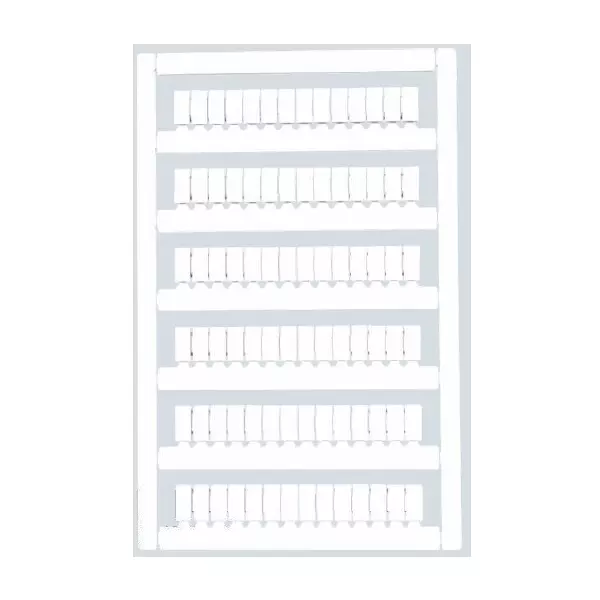 Connectwell Marker Card 8 mm Pitch Length with 48 Tags, White