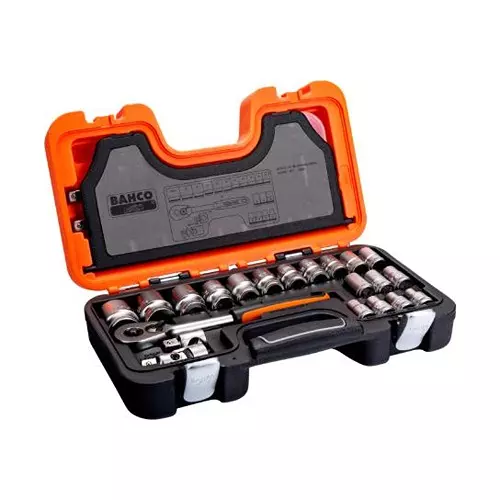 BAHCO Socket Set 1/2'' Metric 24 Piece, S240
