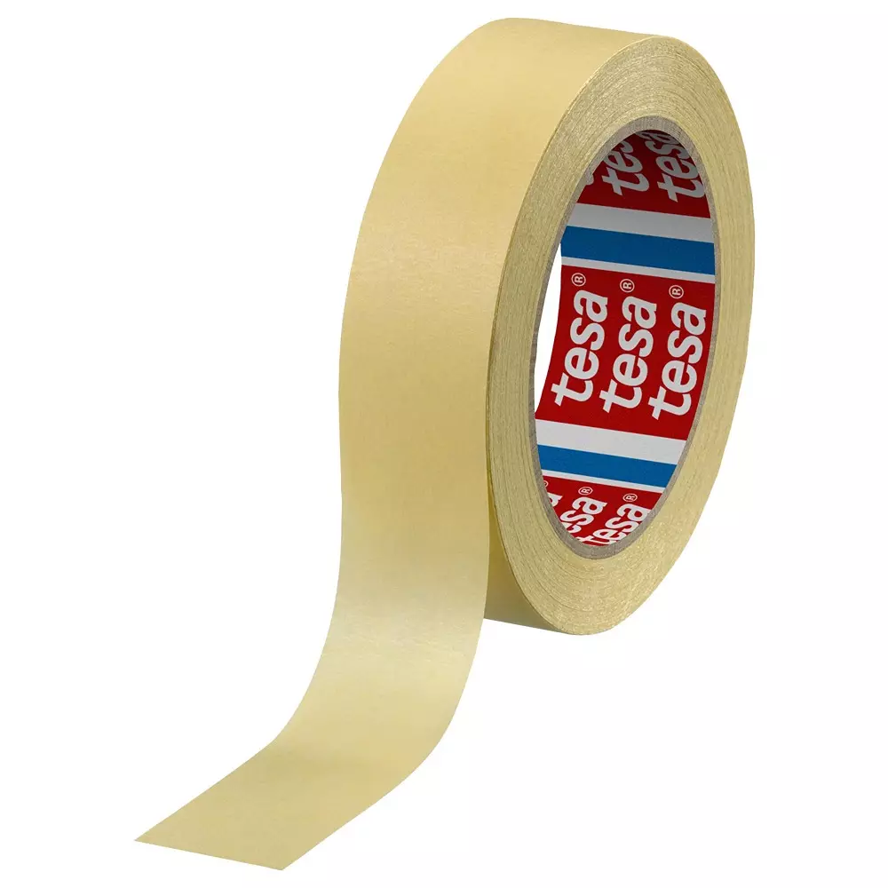 TESA Masking Tape, Crepe Paper, 50M X 19mm, 04323-00006-00