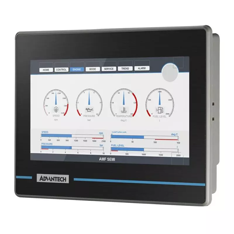 ADVANTECH Operator Panel, Wvga Tft LCD, 7", 24VDC, WOP-207K-NAE
