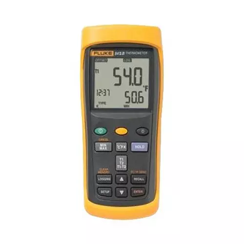 FLUKE Thermometer, Fl54-2 B Dual, Usb Recordg, FLUKE 54 II B
