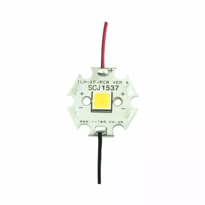 Intelligent LED Solutions OSCONIQ S5050 1 PowerStar LED Circular Array, 1 Ultra White LED, ILH-F601-ULWH-SC221-WIR200.