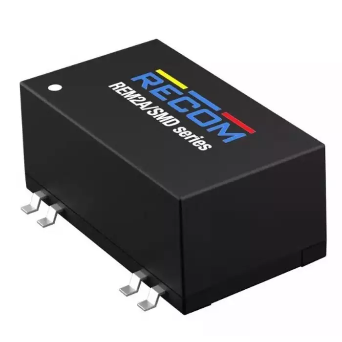 RECOM POWER DC-DC Converter 15 V DC 134 mA Output 4.5-12 V DC Input 2 W Surface Mount, REM2A-0515S/SMD (Pack of 10 Pcs)