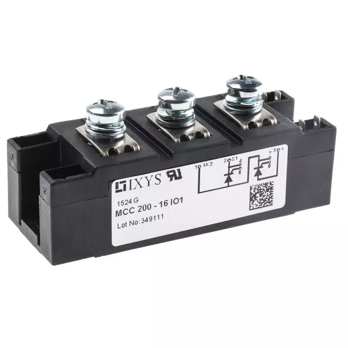 IXYS SEMICONDUCTOR Dual Thyristor Module 1600 V 216A 150 mA, MCC200-16IO1 (Pack of 6 Pcs)