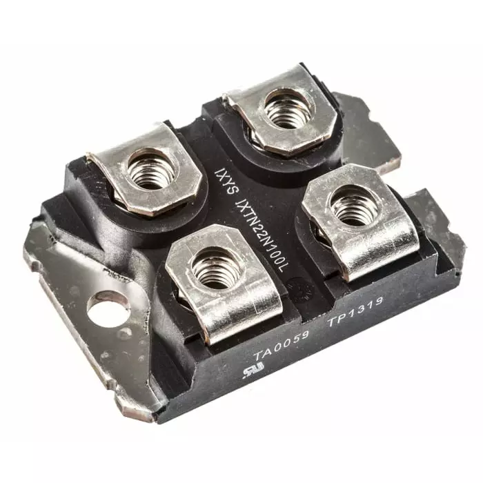 IXYS SEMICONDUCTOR Linear N-Channel MOSFET 22 A 1000 V 4-Pin, IXTN22N100L (Pack of 10 Pcs)