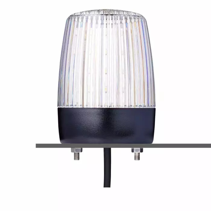 AUER Signal PCH Series Clear Multiple Effect Beacon 230/240 V Horizontal Tube Mounting Vertical LED Bulb IP67, 860504313