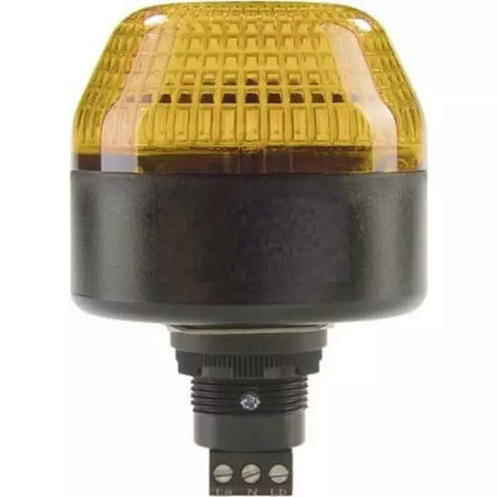 AUER Signal IBL Series Orange Multiple Effect Beacon 230-240 V AC Panel Mount LED Bulb IP65, 802501313