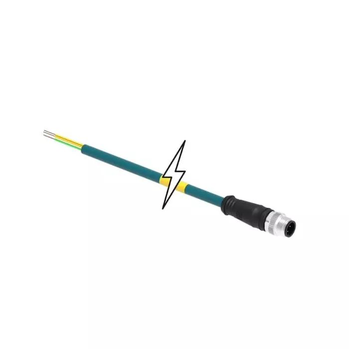 Brad from Molex Sensor Actuator Cable M12 Actuactor Size, 1201088546