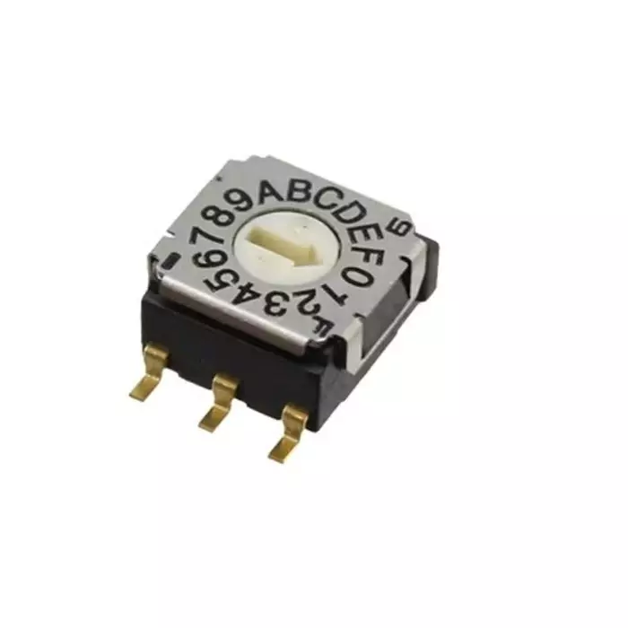 NIDEC COPAL ELECTRONICS GMBH Rotary Coded DIP Switch 100 mA 5 V DC, SH-7070TB