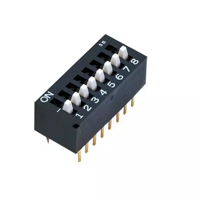 NIDEC COPAL ELECTRONICS GMBH Through Hole Mount Slide Switch SPST 100 mA Slide, CES-0802MC (Pack of 2 Pcs)