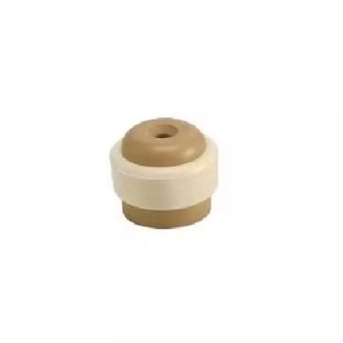 Guitel Hervieu Beige Polyimide Floor-Mounted Door Stop 35 mm Diameter 30 mm Long, 710509